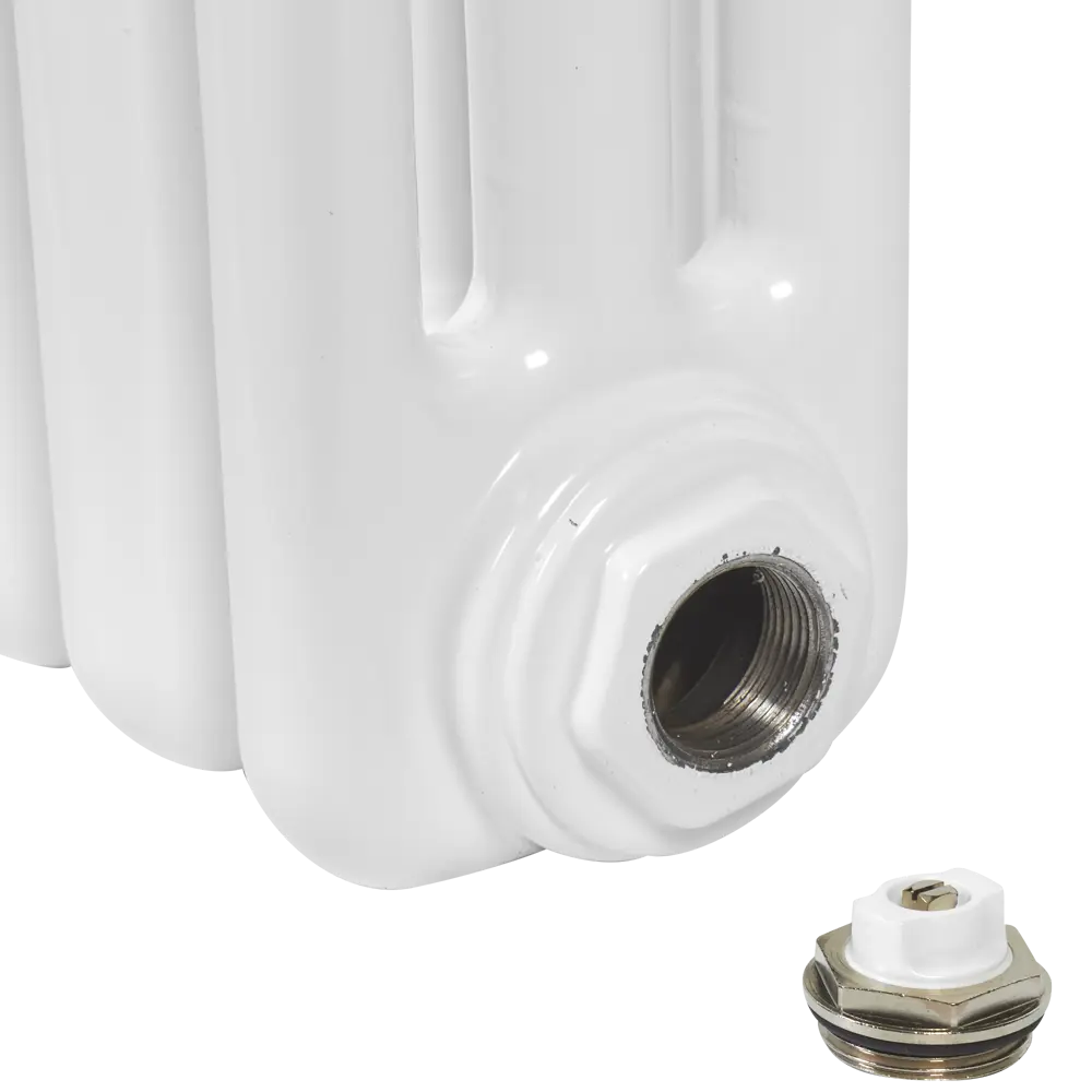 Радиатор трубчатый Irsap Tesi RR305652401A430N01 500/100 24 секции боковое подключение сталь белый STLM-2082507 - Вид №4