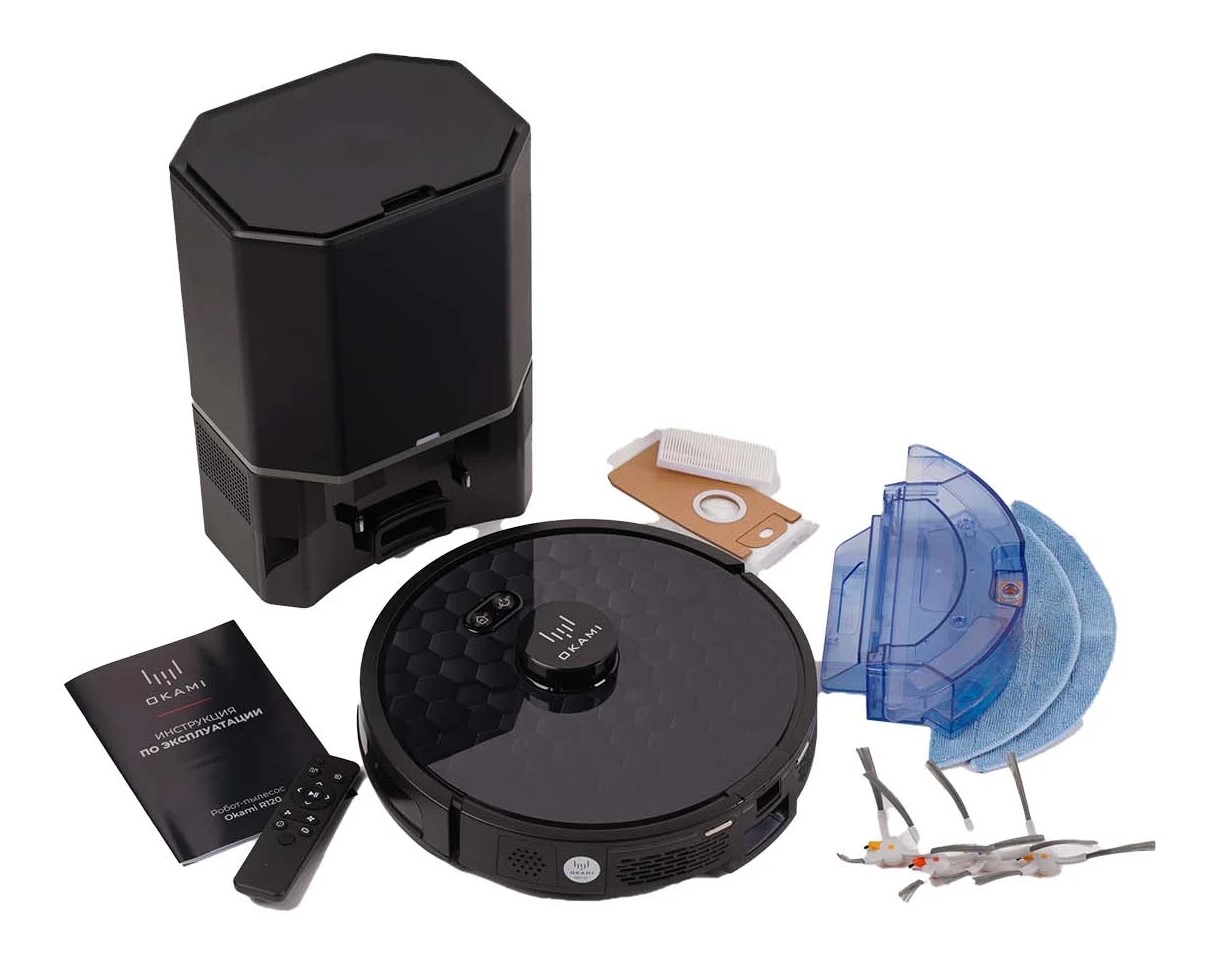 9115084 Робот-пылесос Okami R120 черный STDN-0094571 - Вид №6