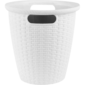 Кашпо для цветов Ingreen Rattan ø26.6 h27.5 см v10 л пластик мраморный