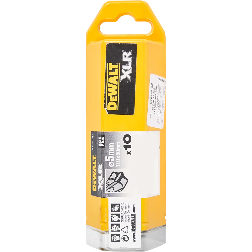 Бур по бетону SDS-plus Dewalt 5x110 мм, 10 шт STLM-2143518 - Вид №3