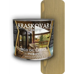 Масло для террас Kraskovar Deco Oil Terrace серый 2.2л