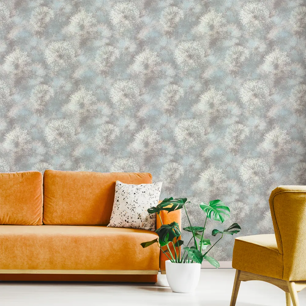 Обои флизелиновые Wall Decor Танго голубые 1.06 м 75204-46 STLM-2095558 - Вид №1
