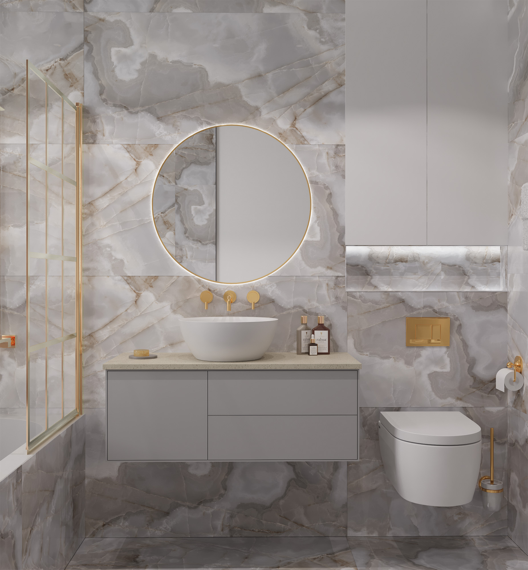 REX ONYX BLUE — керамогранит, вдохновляющий на роскошь FP1010-A Arcadia Ceramica - Вид №3