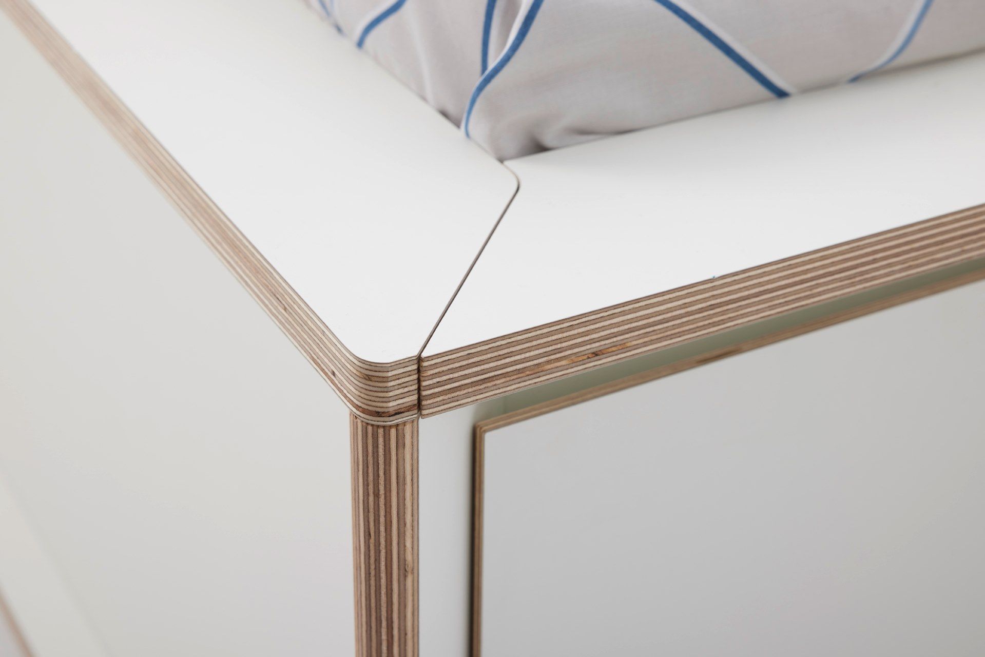 Односпальная кровать для хранения в фанере Müller Small Living SPAZE ARCH-00083318 - Вид №41