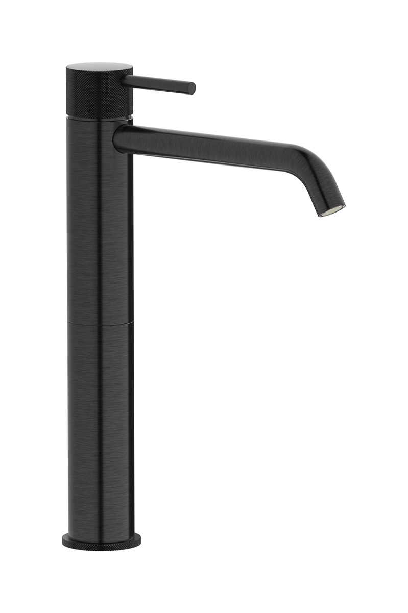 Смеситель для кухни на 1 отверстие. WE ARE IB id370cs Brushed Black Chrome Kitchen