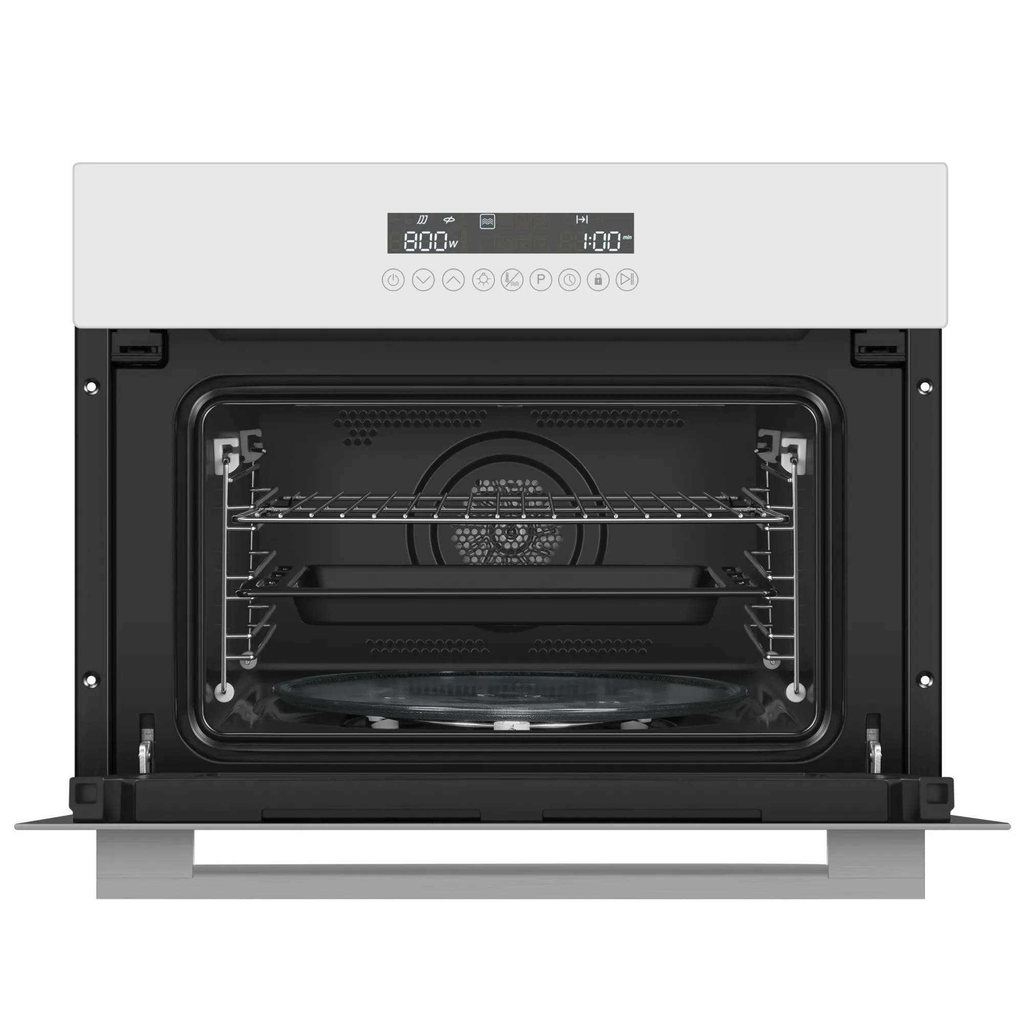 9168822 Электрический духовой шкаф Meferi MEO608WH MICROWAVE белый STDN-0039776 - Вид №3