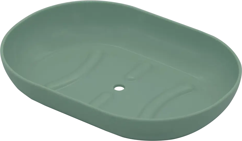Мыльница BEROSSI Aqua LM с антискользящим дном в цвете Зеленая миля 85500174