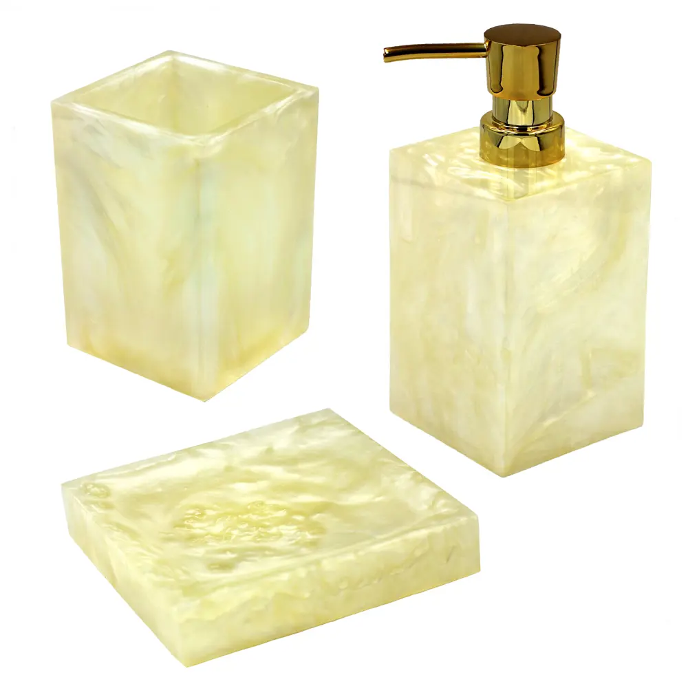 Мыльница Bath Plus Pearl полирезин цвет желтый STLM-2080047 - Вид №1