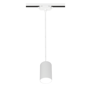 84846921 Трековый светильник спот подвесной Artline 55х100мм до 1м под лампу GU10 до 2.6м² металл цвет белый STLM-0056076 RITTER