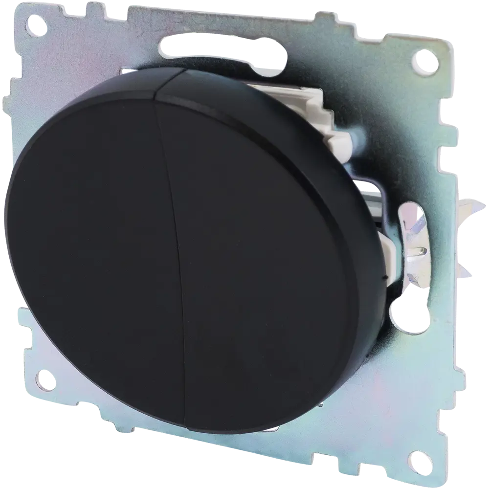 82127016 Выключатель встраиваемый Onekey Florence 2 клавиши, цвет чёрный STLM-0019901 ONEKEYELECTRO - Вид №2