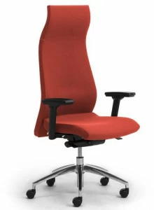 Leyform Поворотный офисный стул из ткани с подлокотниками  80012