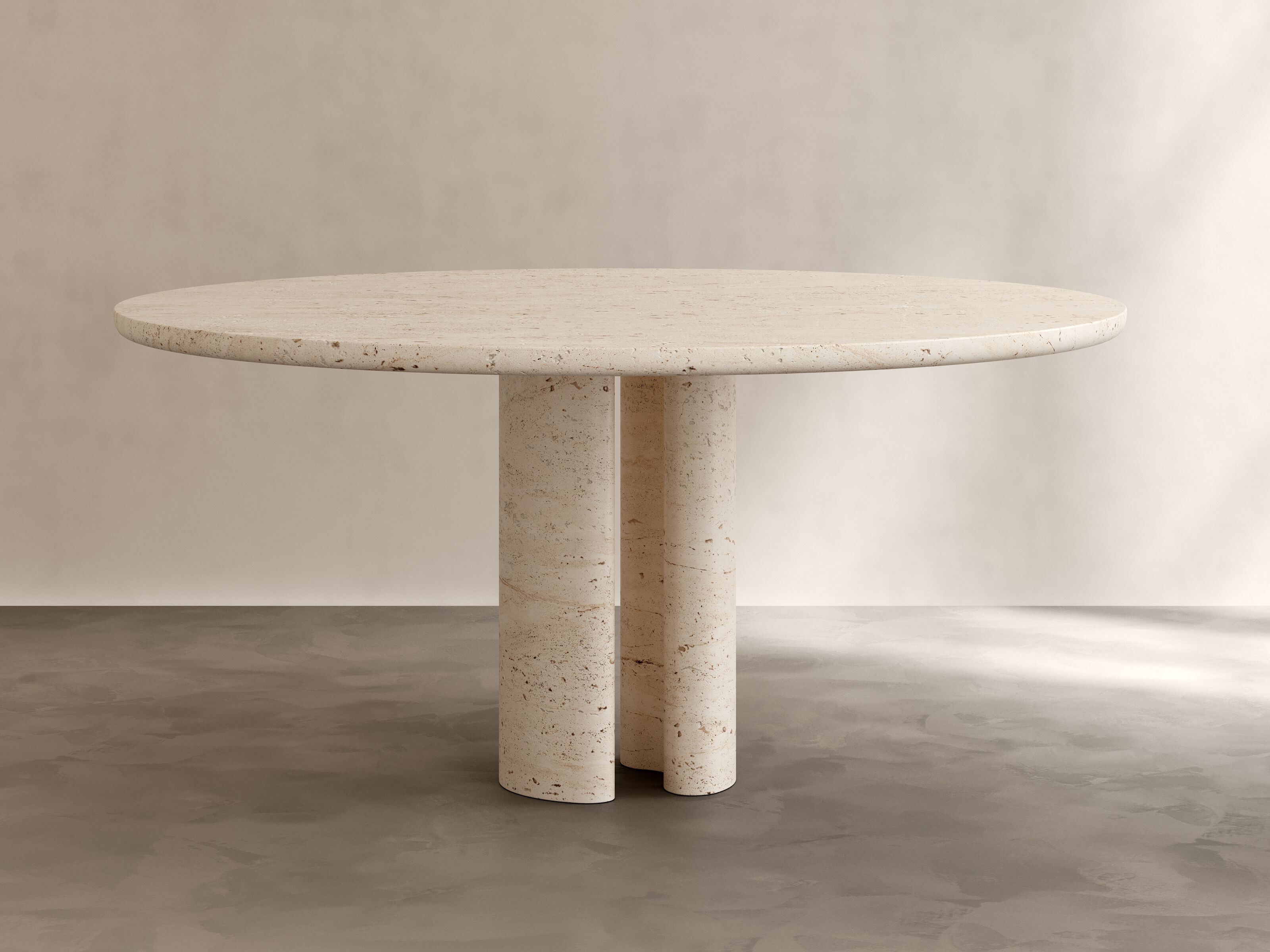 Круглый обеденный стол из натурального камня Paloma Editions Roman ARCH-00043616 - Вид №4