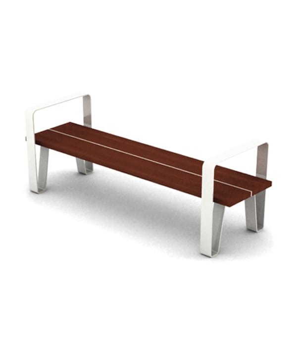 Стальная и деревянная скамья без спинки LAB23 COURT ARCH-00068054 - Вид №12