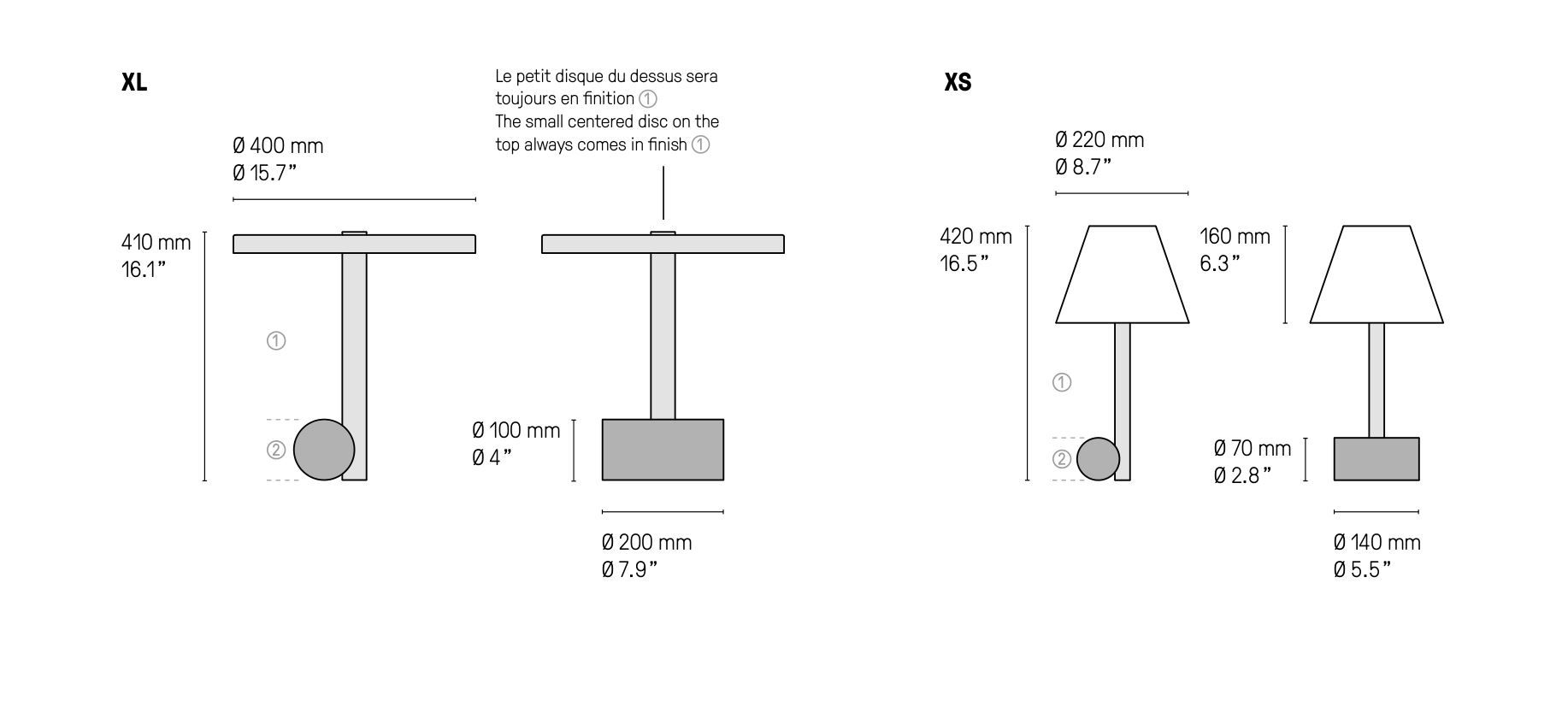 Латунная светодиодная настольная лампа CVL Luminaires Calé(e) ARCH-00012816 - Вид №3