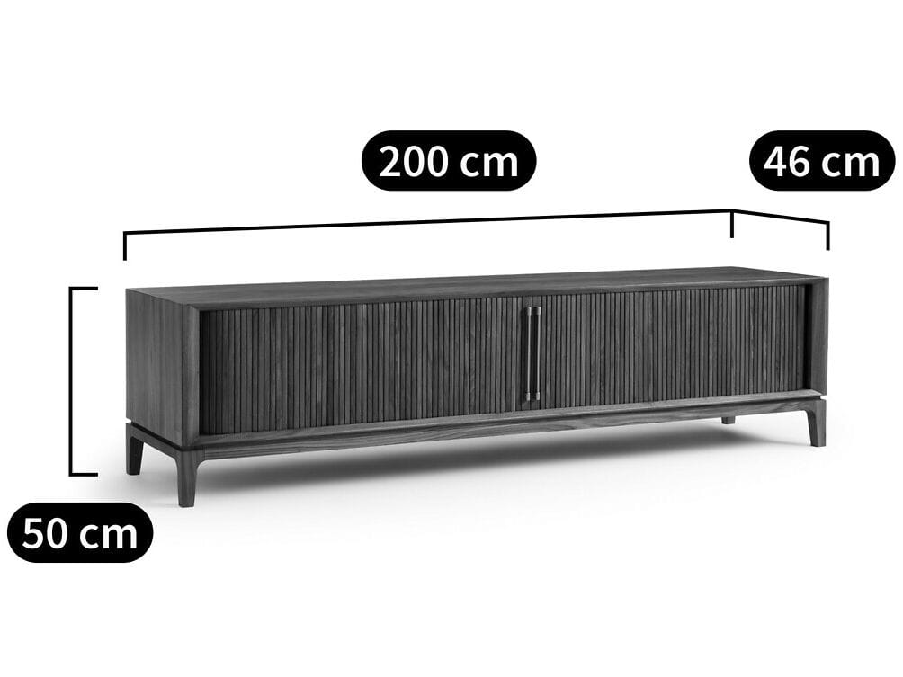 Деревянный шкаф для телевизора с раздвижными дверями AMPM LIAMCA ARCH-00093925 - Вид №7