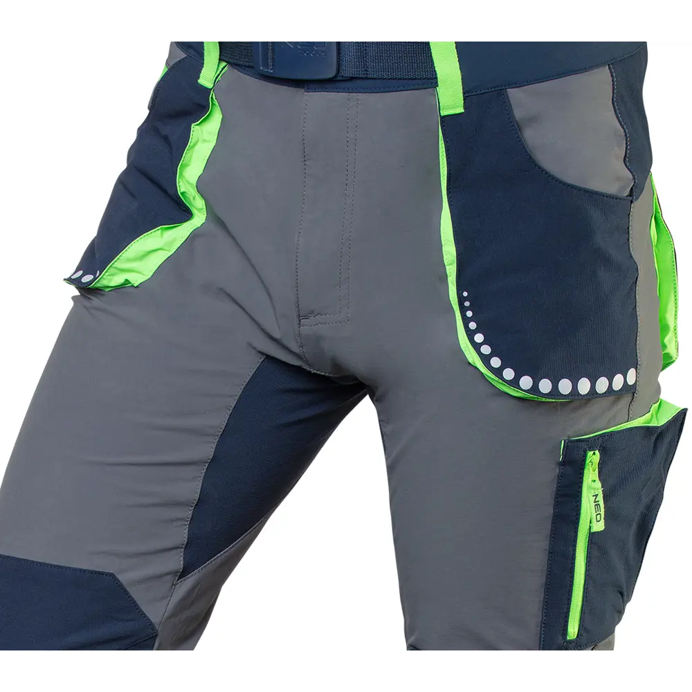 Брюки рабочие Neo Tools Premium серые/темно-синие/зеленые размер XS рост 172-175 STLM-2174688 - Вид №1