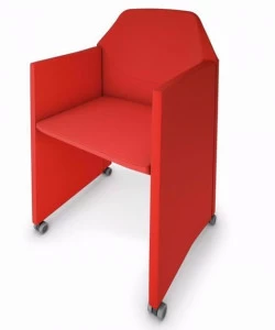 Luxy Кресло раскладное с подлокотниками на колесиках Nestar