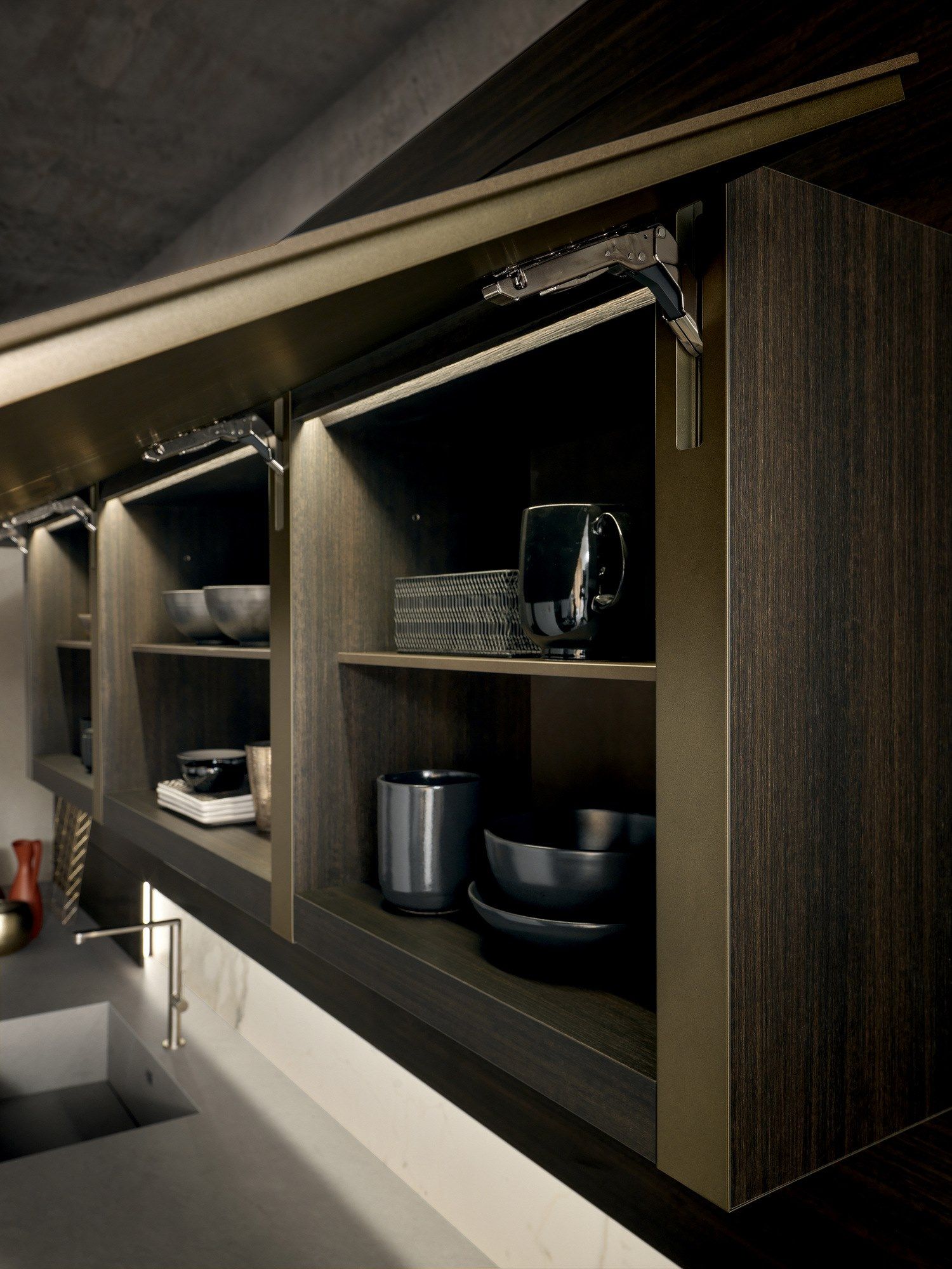 Кухня с островом в milltech и ламинированной столешницей MODULNOVA Skill ARCH-00104742 - Вид №6