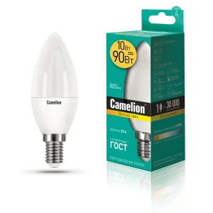 Светодиодная лампа Camelion LED10-C35/830/E14 13559