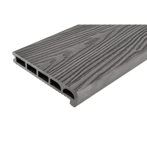 Террасная доска ДПК T-Decks серая 2000x170x35 мм 89410230