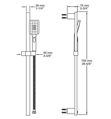 Термостатический набор для душа с душем BARIL PRO-4200-10 ARCH-00044623 - Вид №3
