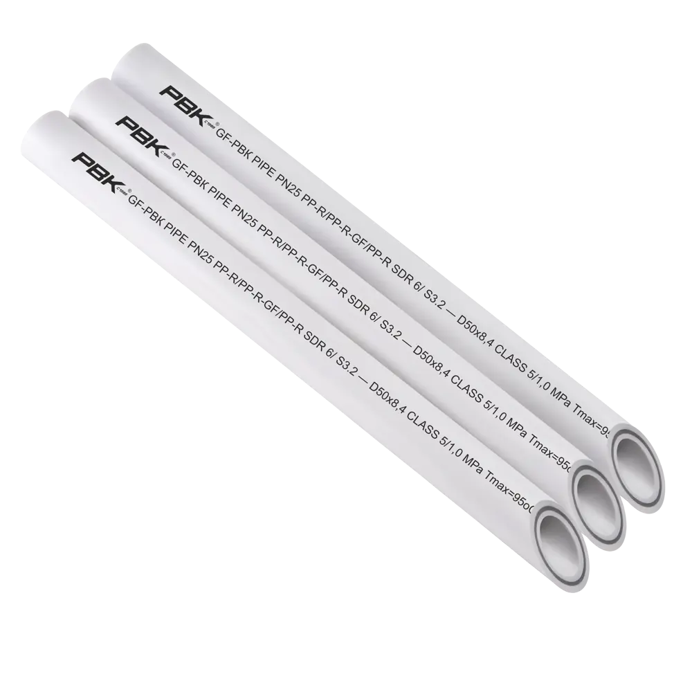 Труба полипропиленовая РВК армированная стекловолокном 25x3.5 мм SDR 7.4 PN 25 4 м STLM-2037958