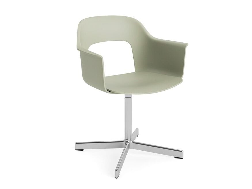 Вращающееся кресло из полипропилена с подлокотниками Hay макет ARCH-00133806 - Вид №33