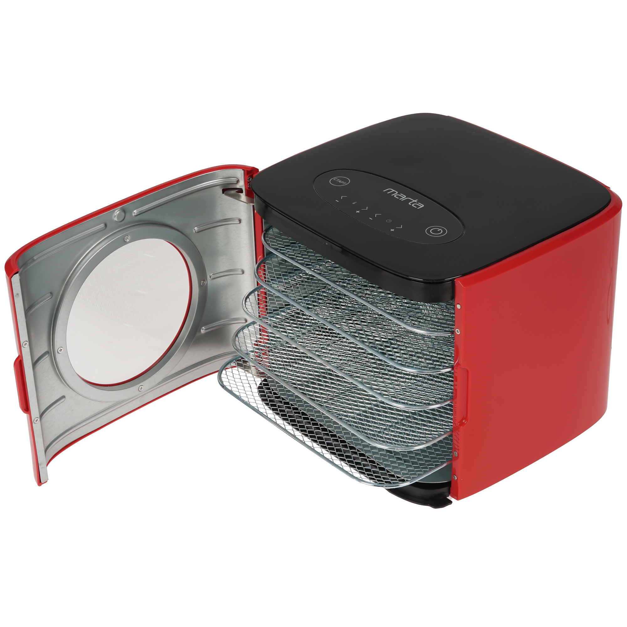 9071101 Сушилка для овощей и фруктов Marta MT-FD1890A красный STDN-0128548 - Вид №6