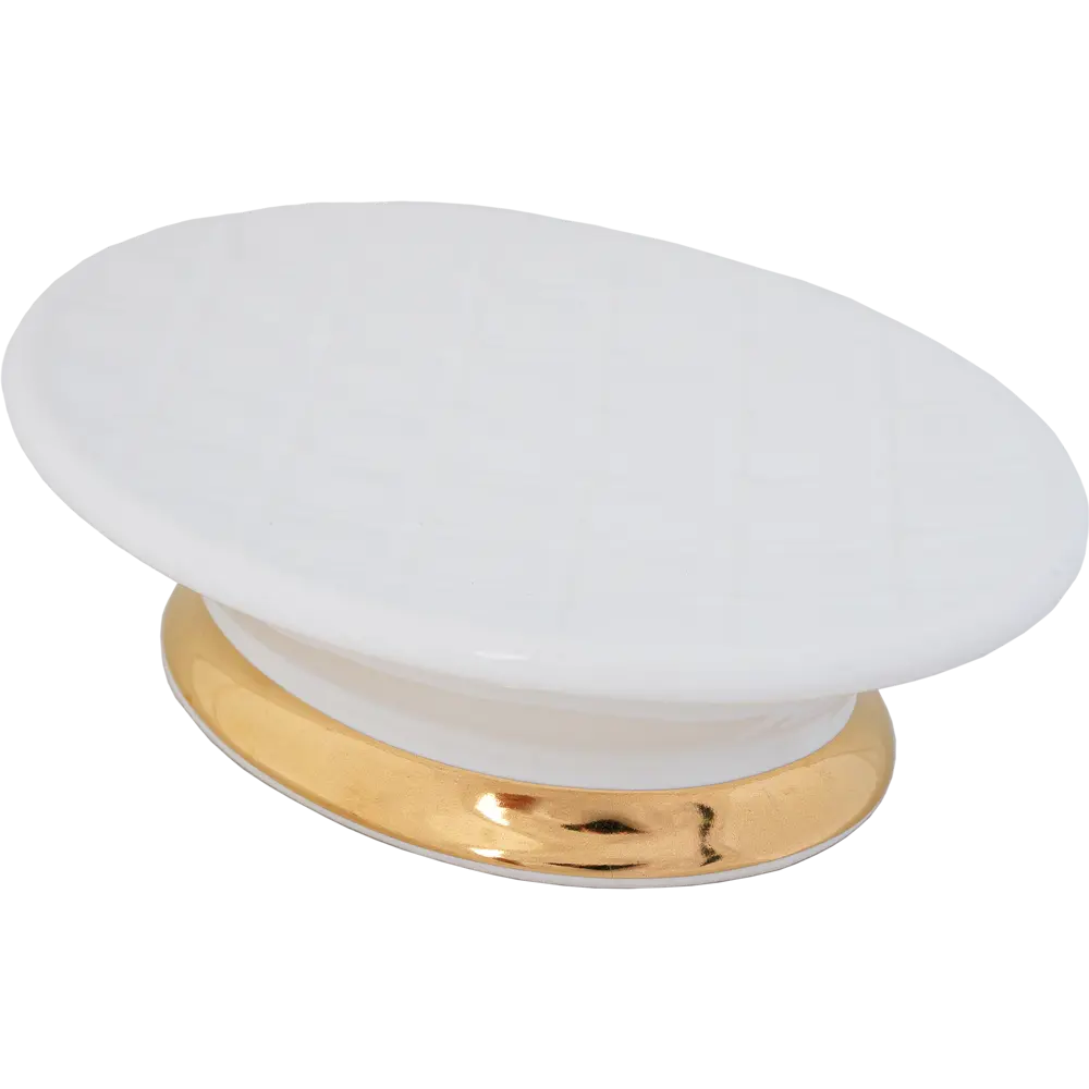 Мыльница настольная «Zoly» керамика цвет белый Santreyd STLM-2138541 - Вид №3