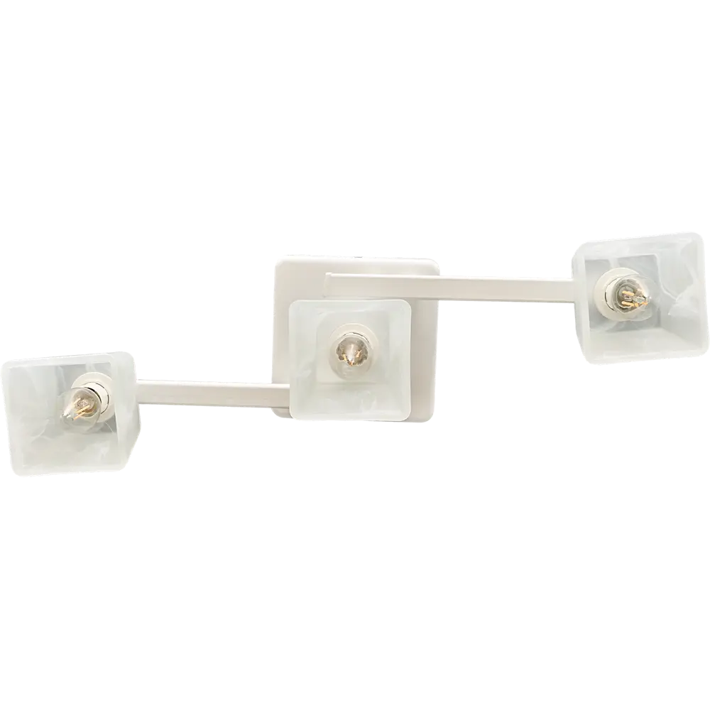 Люстра потолочная "Ивонна" 3хE14х60 Вт, цвет белый СВЕТУС STLM-2130300 - Вид №1