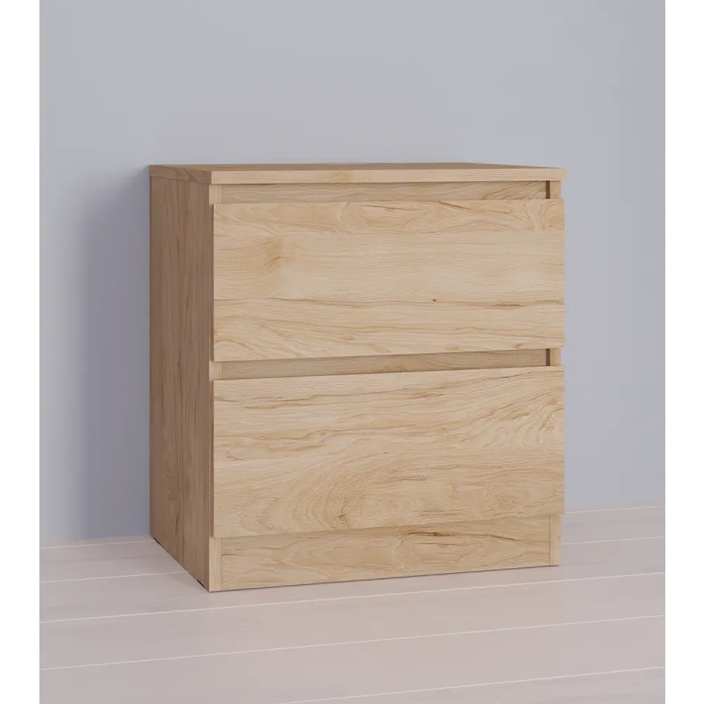 Santreyd — Прикроватная тумба с двумя ящиками в стиле дуб гикори 86188351 STLM-0066673 - Вид №10