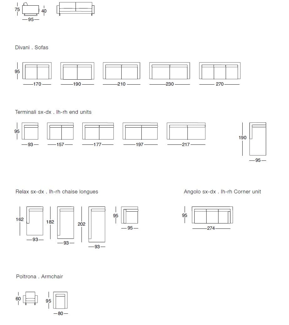 Съемный диван из ткани Dema DYNAMIC PLUS ARCH-00070790 - Вид №4