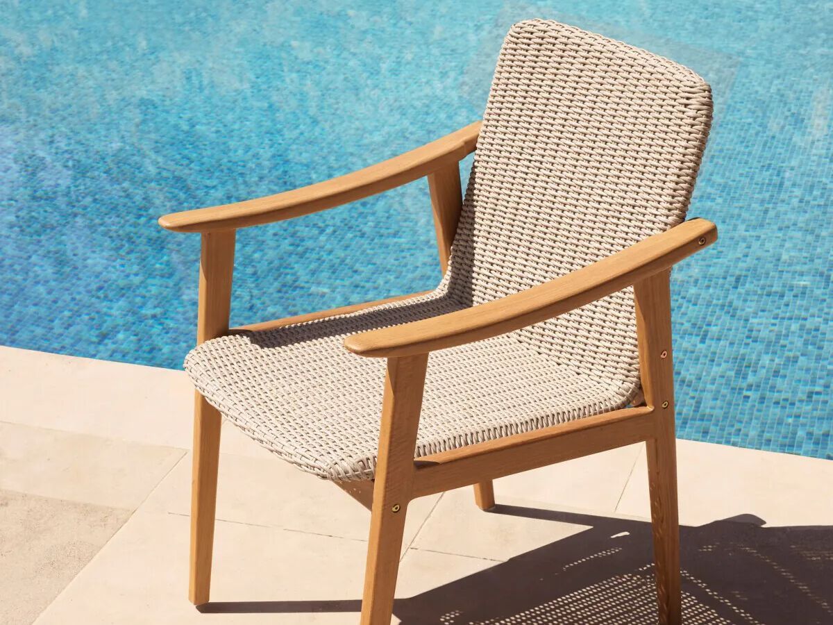 Стул для сада из тикового дерева с подлокотниками Eichholtz Гонолулу ARCH-00009274 - Вид №5