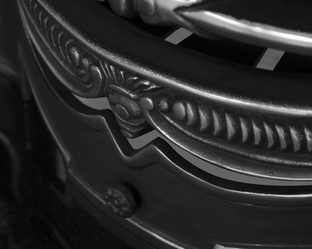 RX002 Чугунная каминная вставка Tiffany Сarronheating  - Вид №3