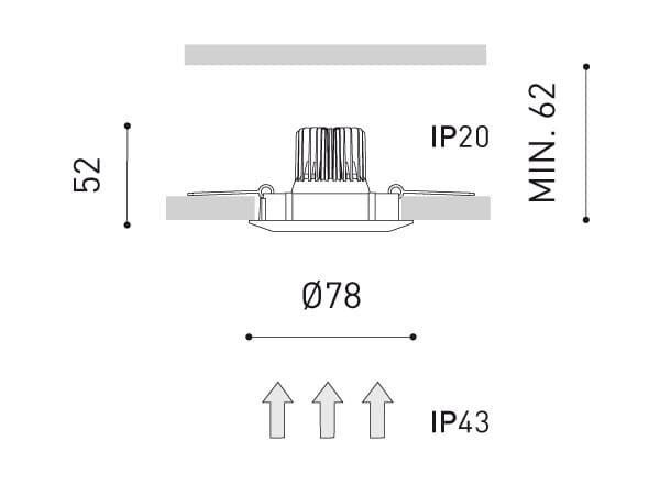 Алюминиевый светодиодный светильник Arkoslight Essentials ARCH-00052391 - Вид №5