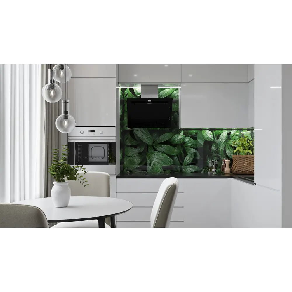 Стеновая панель Botanical Gar 300x0.4x60 см алюминий цвет зеленый ALUMOART STLM-2079049 - Вид №2