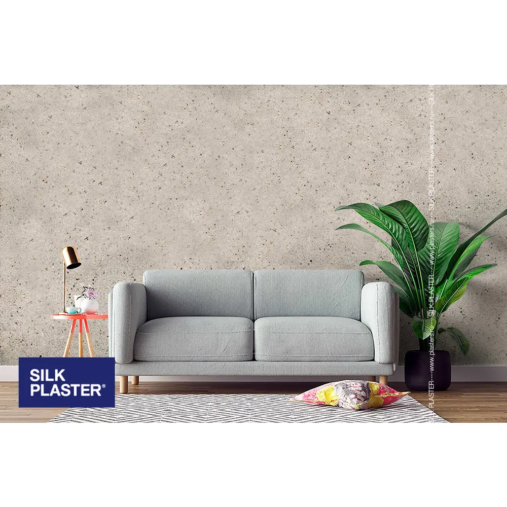Жидкие обои Silk Plaster Absolute А240 1.46 кг цвет светло-серый 82736041 STLM-2092417  - Вид №3