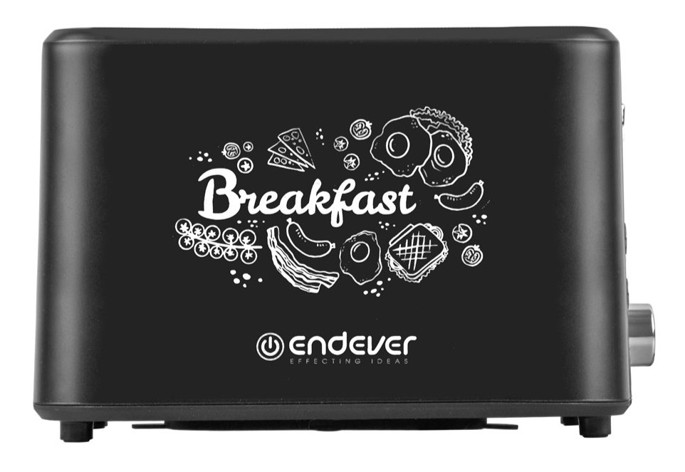 9023356 Тостер Endever Skyline ST-123 черный STDN-0116202 - Вид №1