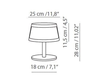 Ткань галогенная настольная лампа Tooy Lilly ARCH-00013608 - Вид №1