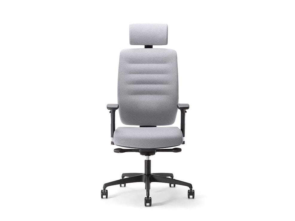 5-спицевое тканевое вращающееся офисное кресло с подлокотниками Nahu Ava ARCH-00012054