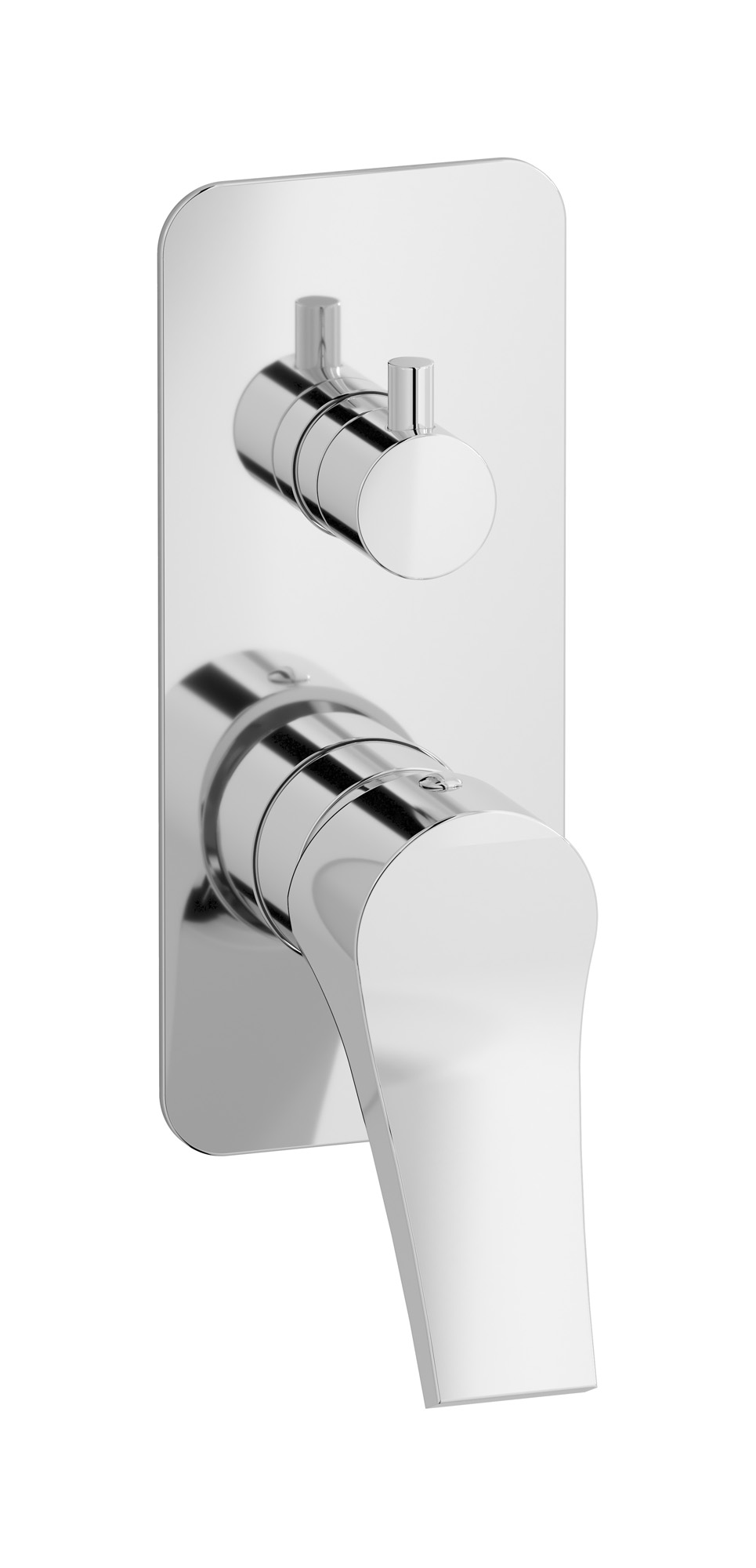 Встроенный смеситель для душа с двухходовым дивертером WE ARE IB tw300ss Chrome Twitter