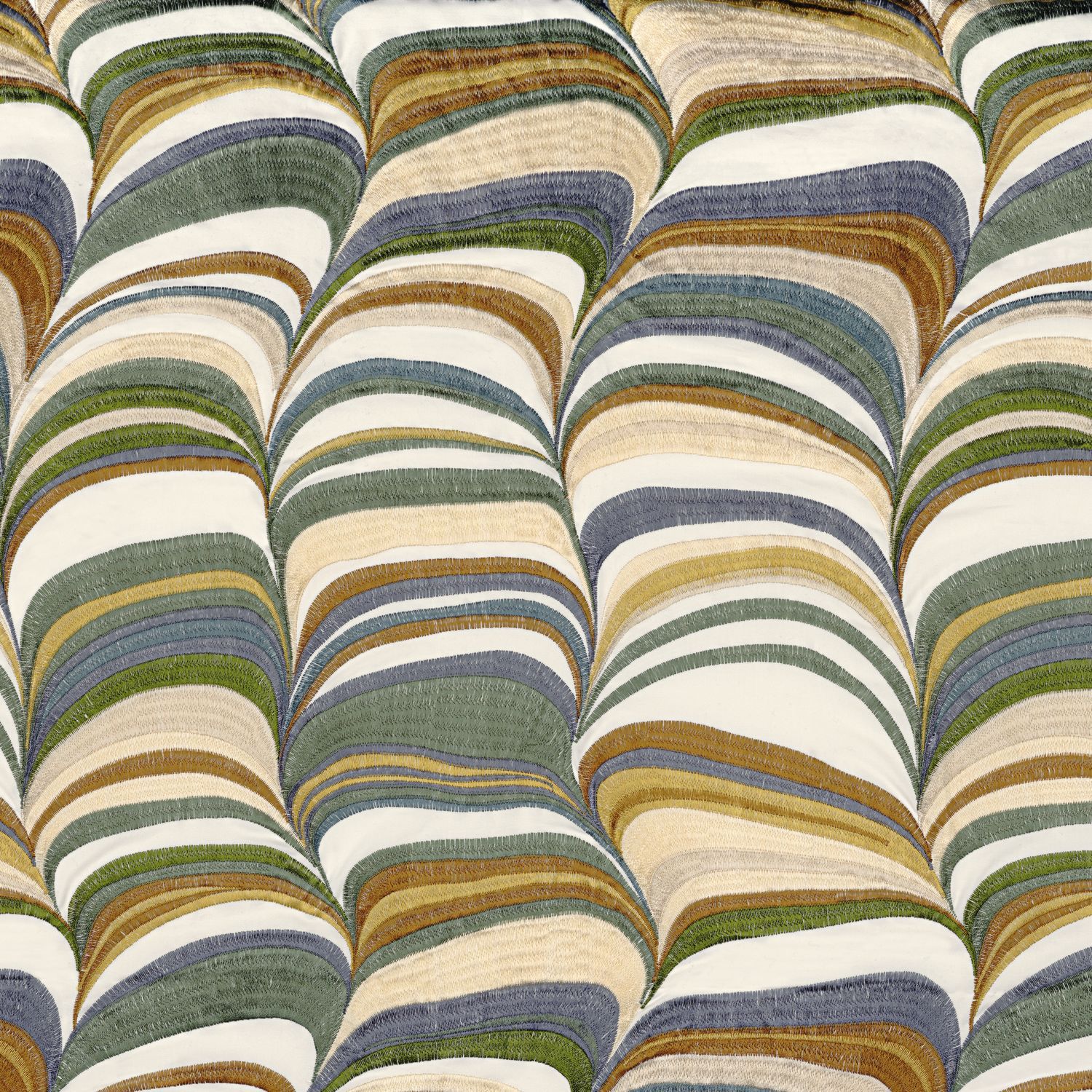 Многоцветная хлопчатобумажная ткань Casamance Galerie ARCH-00123866 - Вид №4