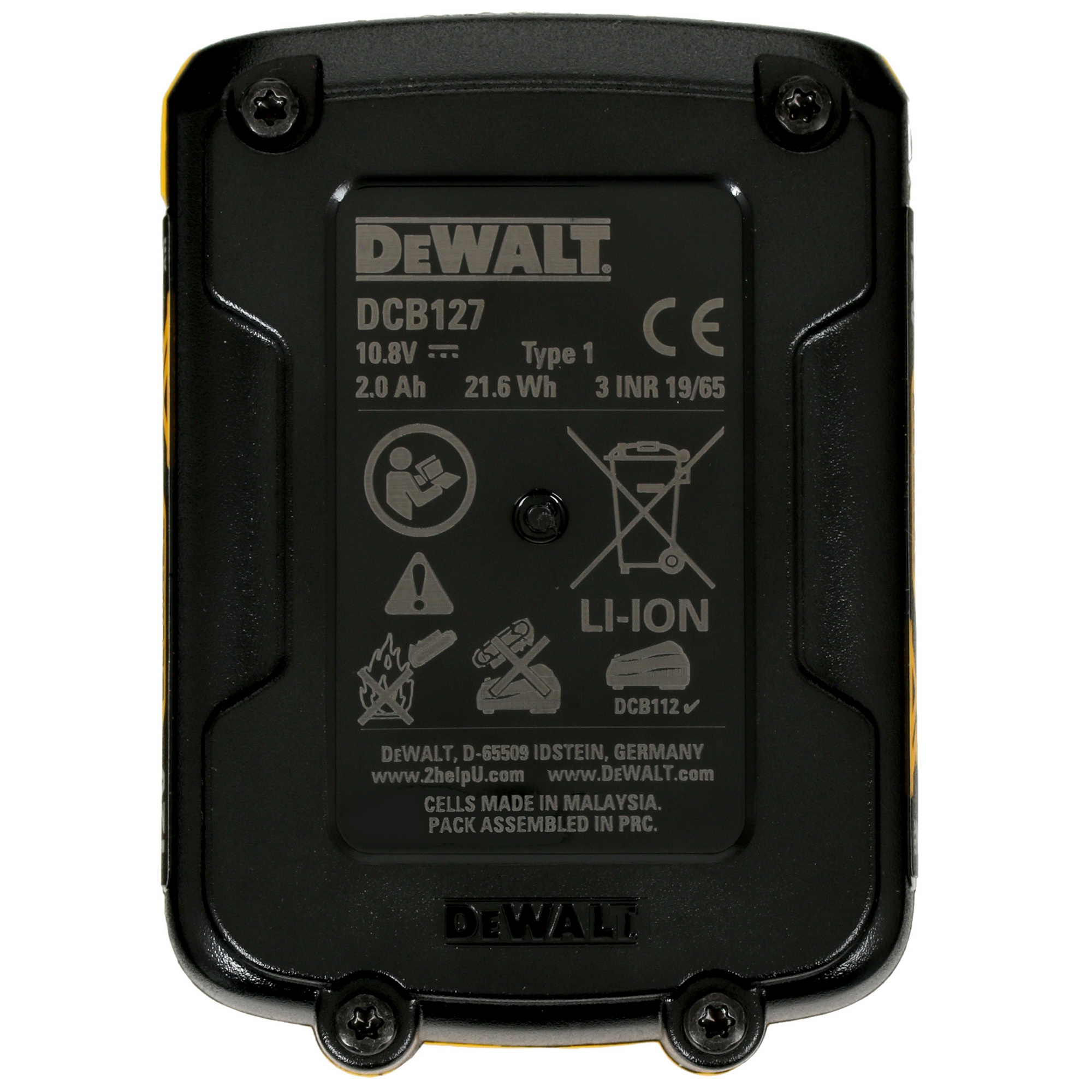 Аккумулятор DeWalt DCB127 XR 10.8/12V 8168572 STDN-0048474 - Вид №2