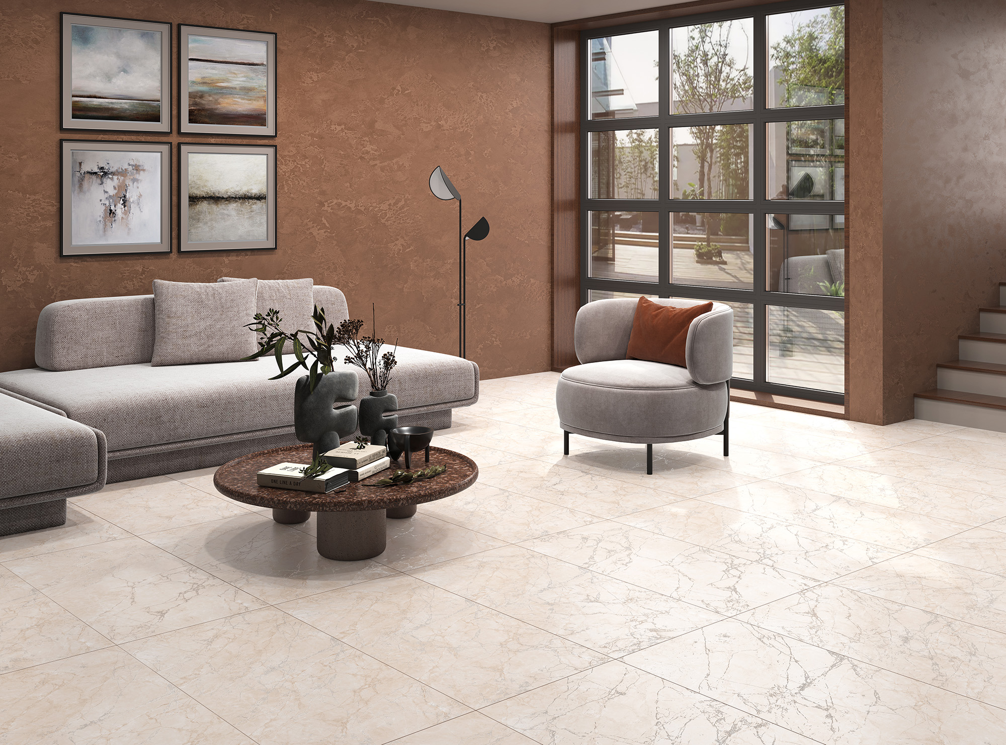 ARCTIC PEARL LAPPATO — Вдохновение природы в вашем интерьере CL4004-A Arcadia Ceramica