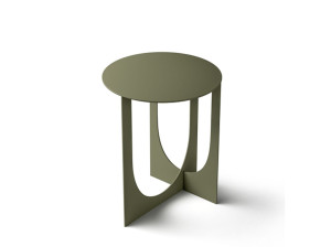 Круглый журнальный столик из листового металла