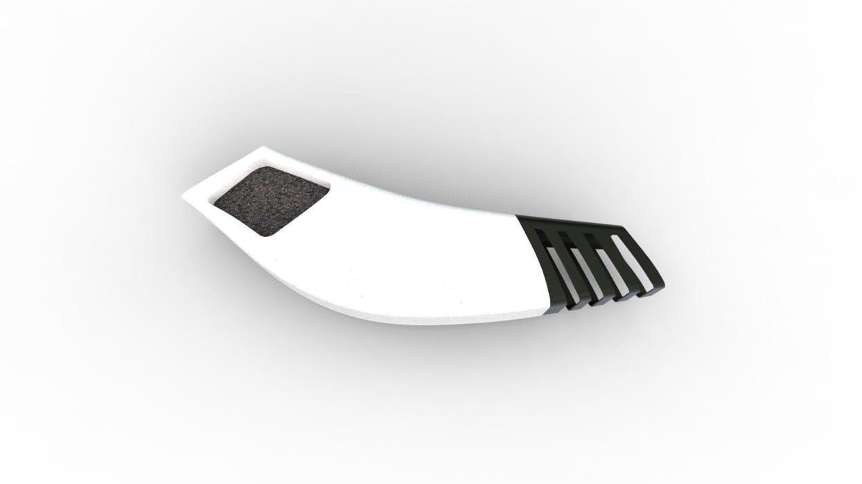 Реконструированная каменная изогнутая скамья без спинки Viscio Urban Design TWITTER ARCH-00037850 - Вид №9