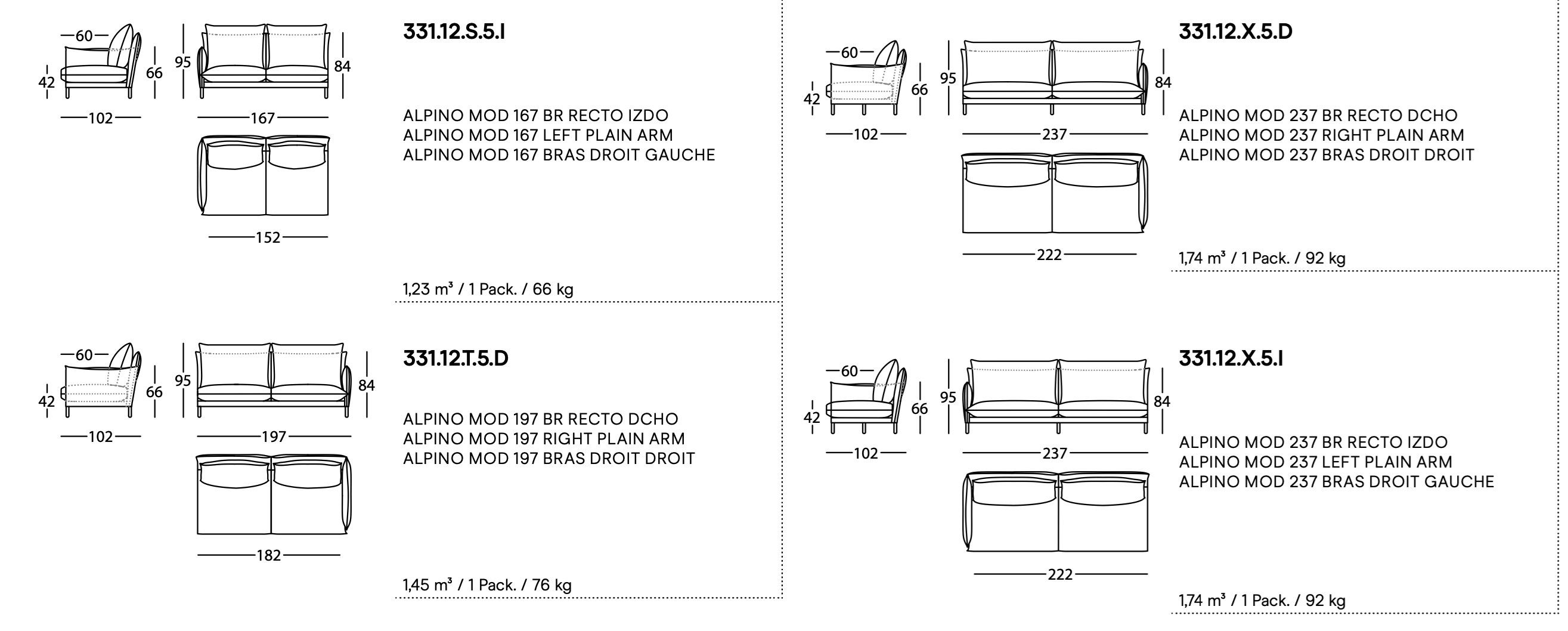 Диван с полуостровом SANCAL Альпийский ARCH-00149296 - Вид №6