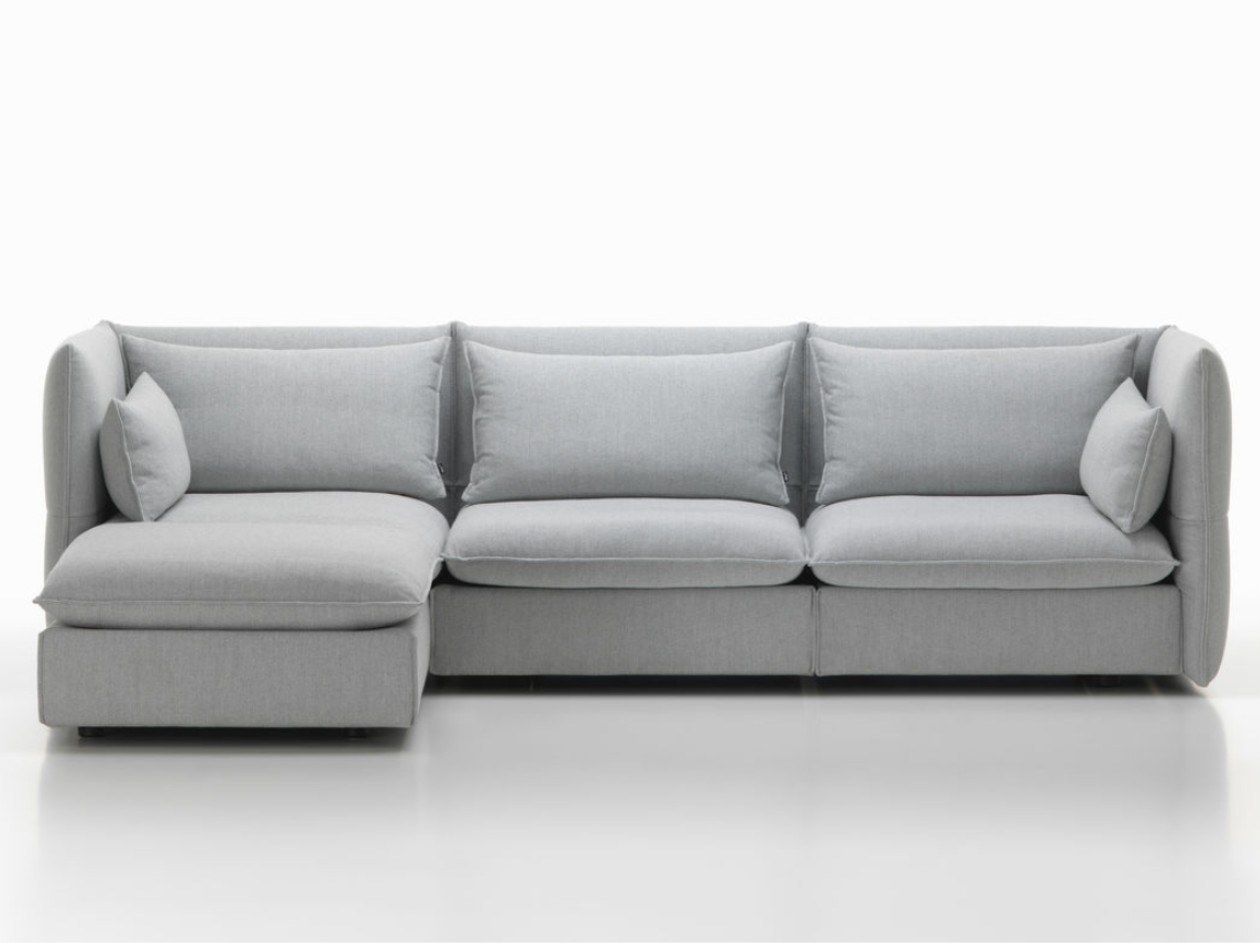 3-местный съемный тканевый диван с полуостровом VITRA диван Mariposa ARCH-00016022 - Вид №1