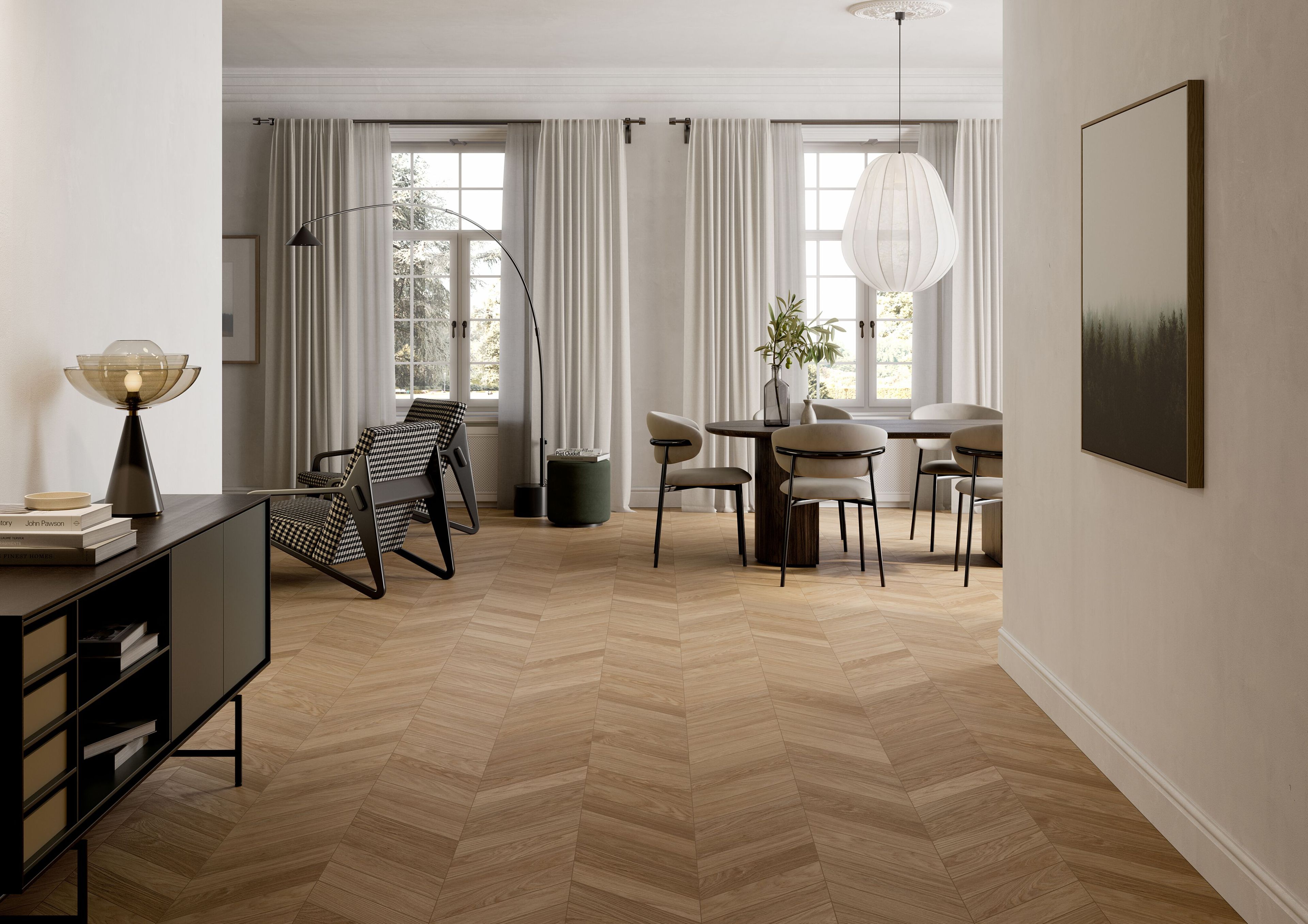 Пол из глазурованной керамогранита под дерево Ceramica Rondine DREAM ARCH-00032803 - Вид №6