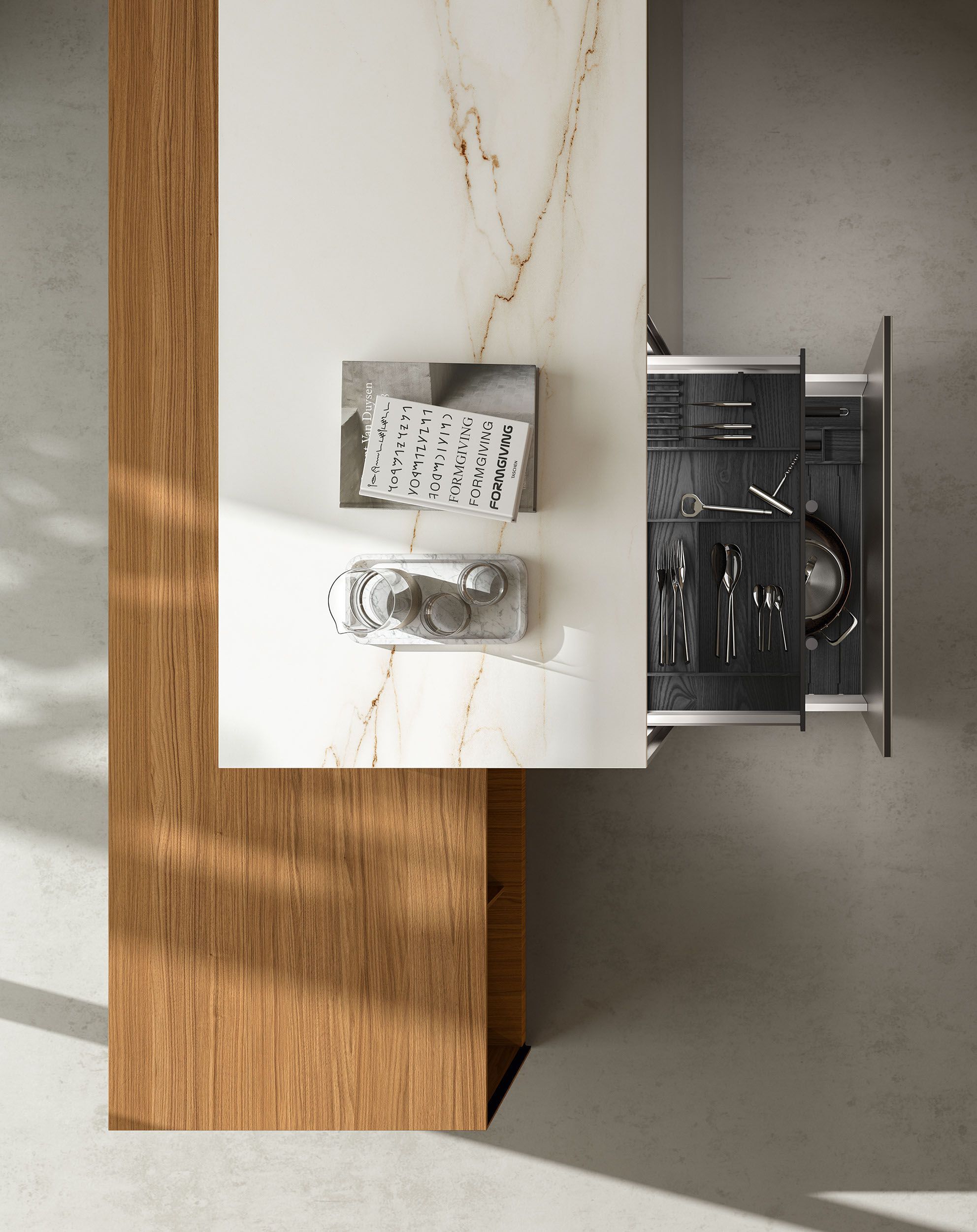 Кухня с островом Copatlife Life Projects ARCH-00072594 - Вид №4